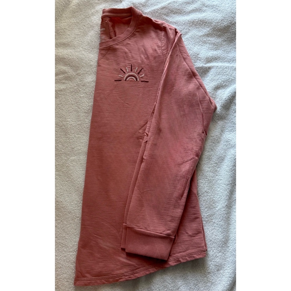 Long Sleeve Sun Embroidery